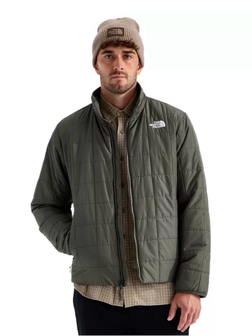 The North Face Men's Junction Insulated in New Taupe Green Puffer Jacket